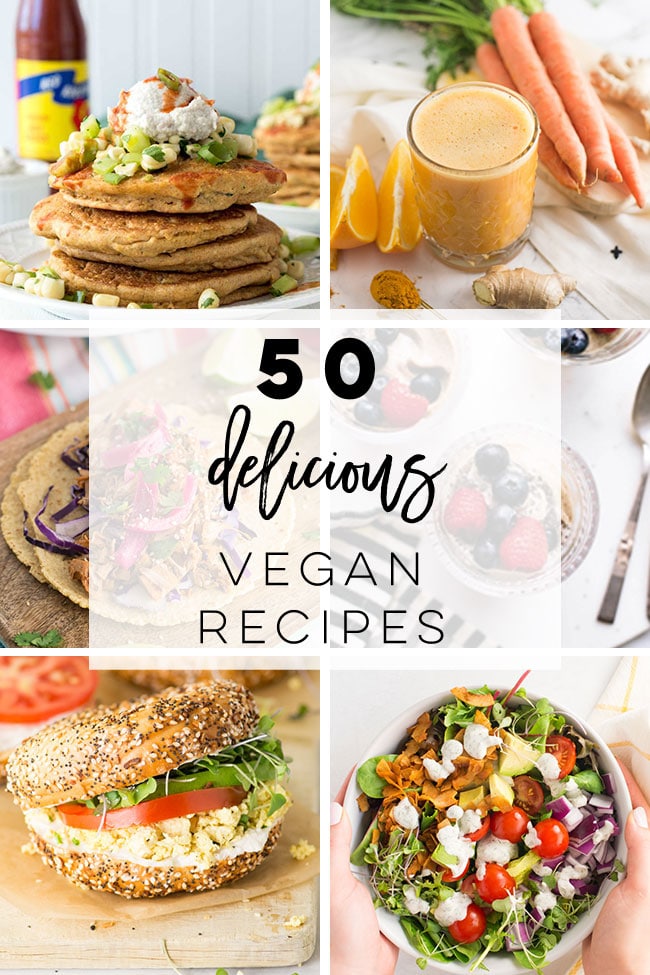 Livre électronique de 50 recettes végétaliennes