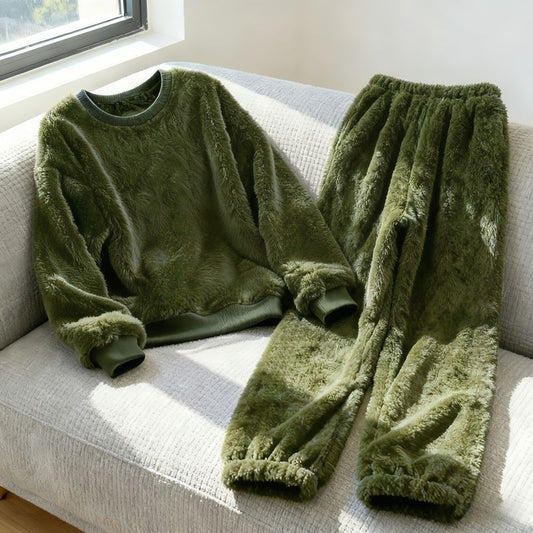 Fluffy Pajamas Set