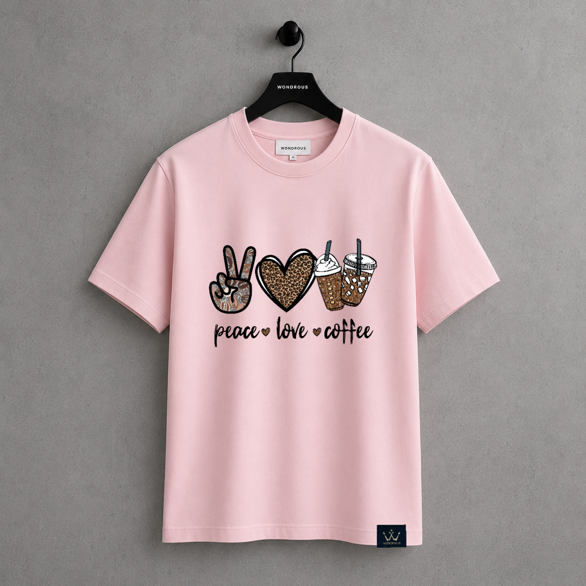 Peace Love Coffee - T Shirt