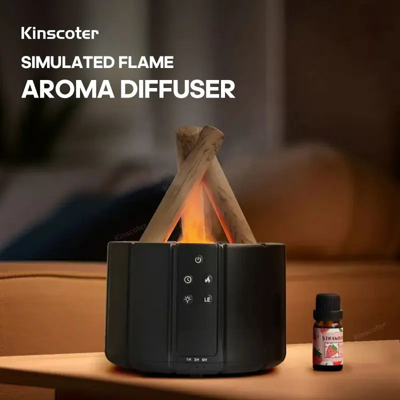 Humidificateur à flamme aromatique 