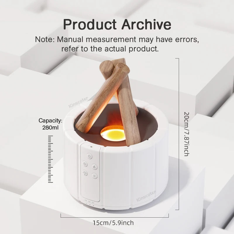 Humidificateur à flamme aromatique 