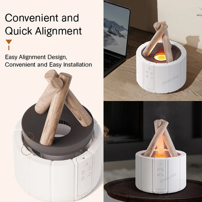 Humidificateur à flamme aromatique 