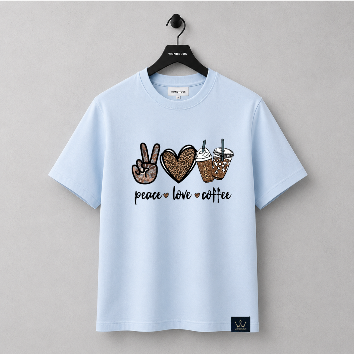 Peace Love Coffee - T Shirt