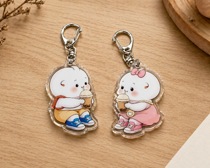 2/4 PCS Soso Jojo Keychain