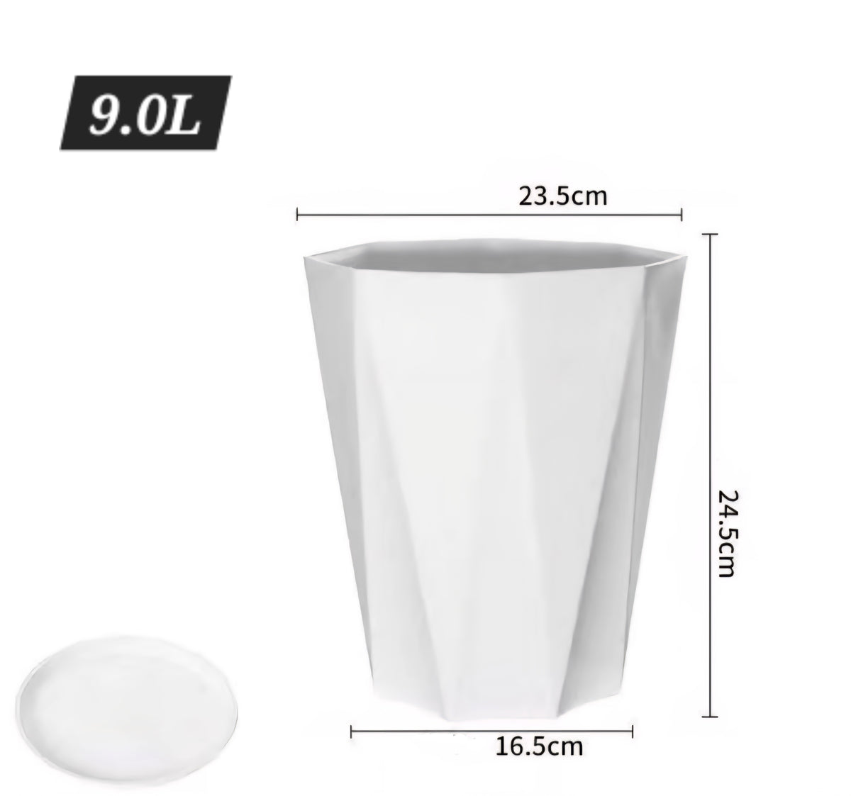4PCS Plastic plant Pots