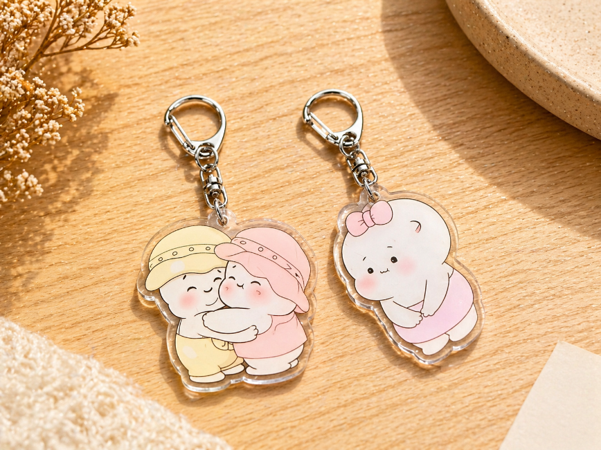 2/4 PCS Soso Jojo Keychain