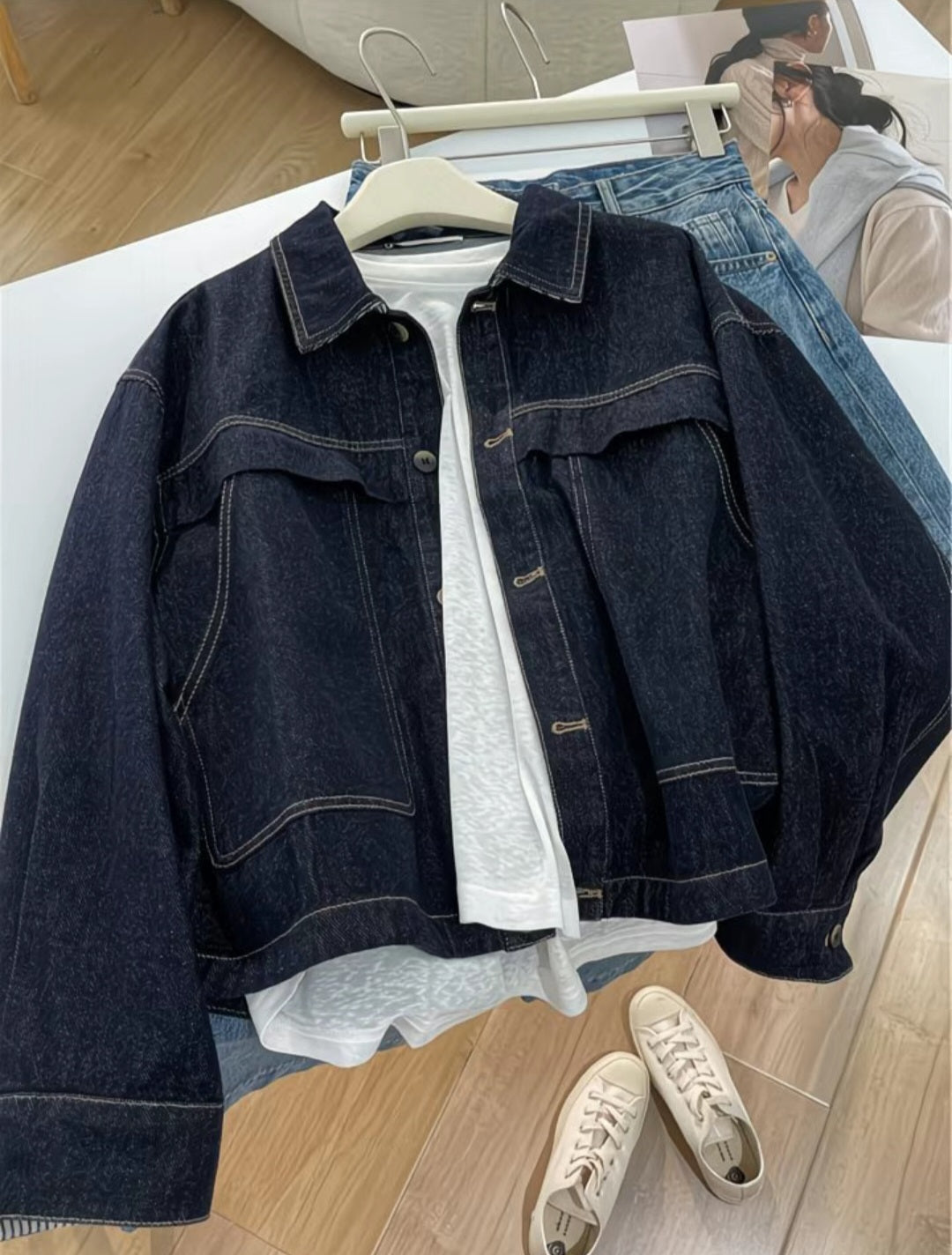 Dudu Bubu Embroidered Denim Jacket