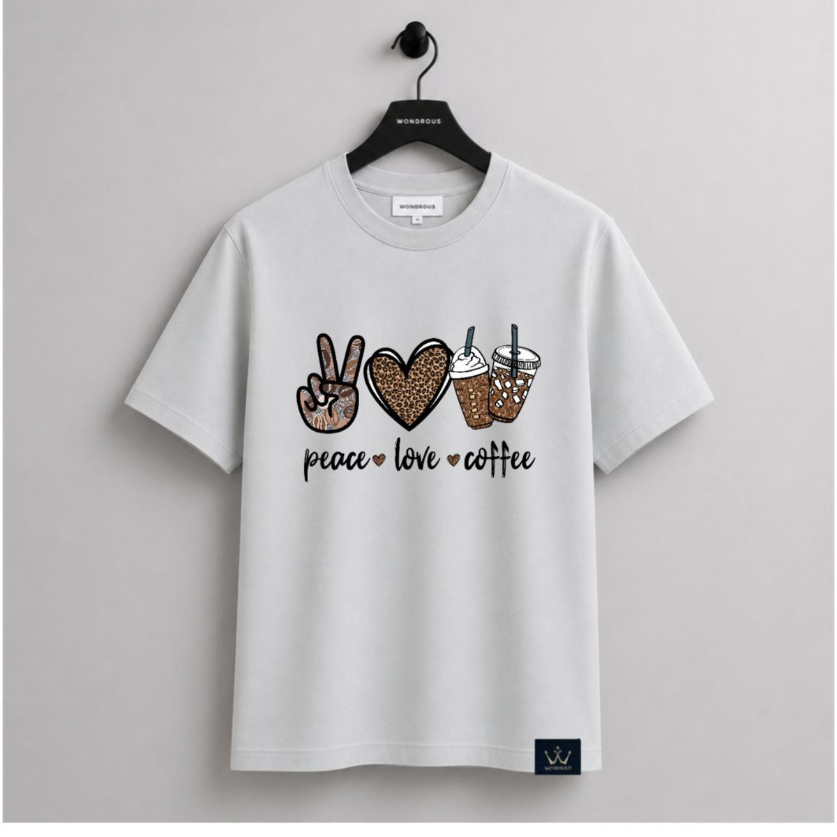 Peace Love Coffee - T Shirt