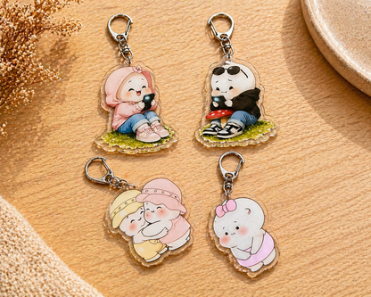 2/4 PCS Soso Jojo Keychain