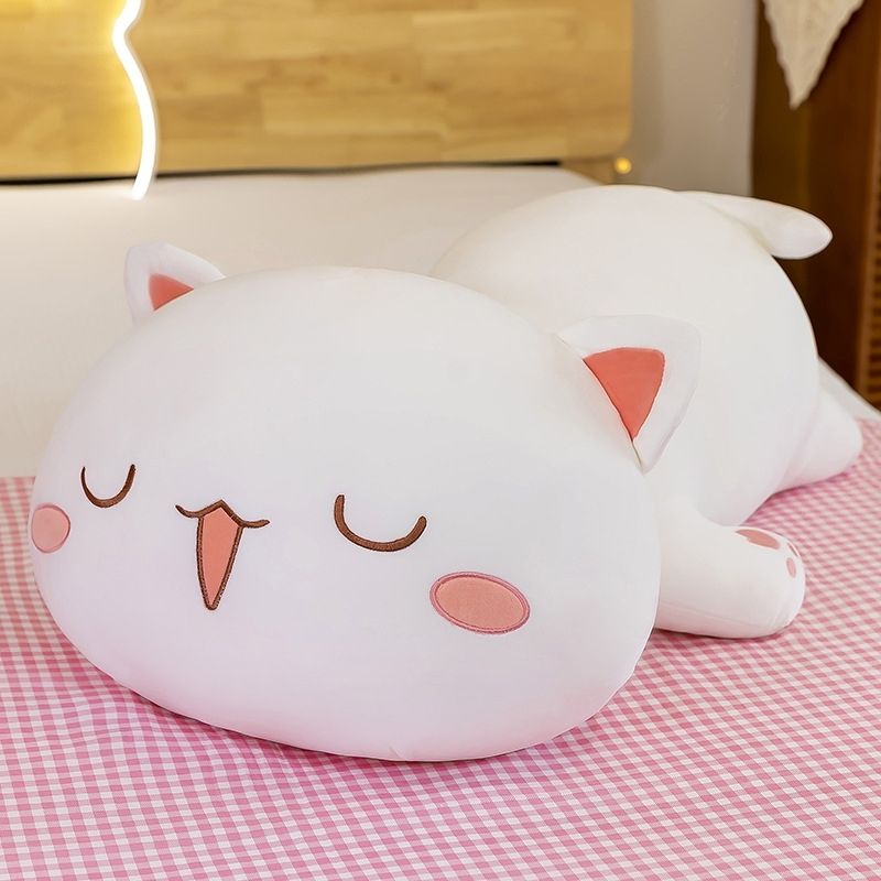 Peach Goma Plushie Pillow