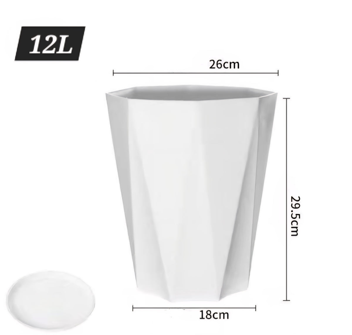 4PCS Plastic plant Pots