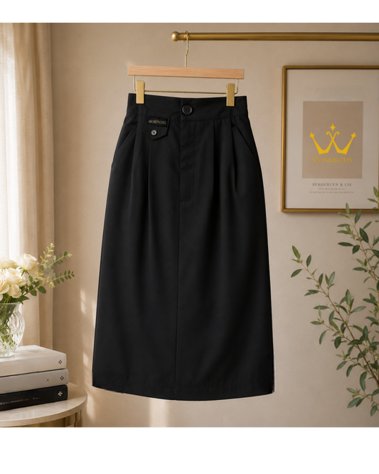 Minimalist Midi Skirt