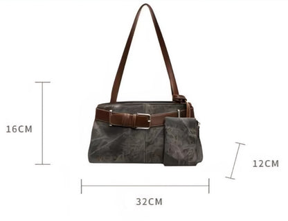 Vintage Buckle Shoulder Bag