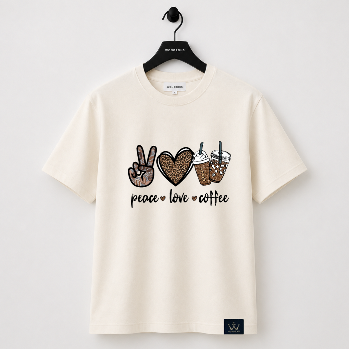 Peace Love Coffee - T Shirt