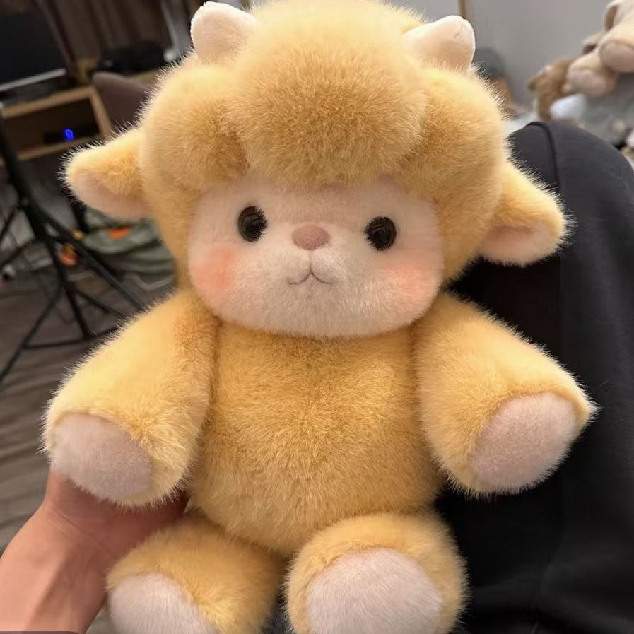 Fluffy highland lamb plushie
